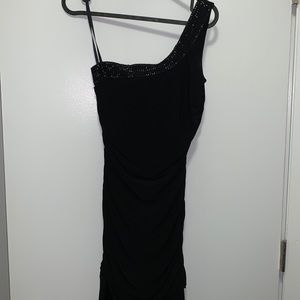 One shoulder dress size small